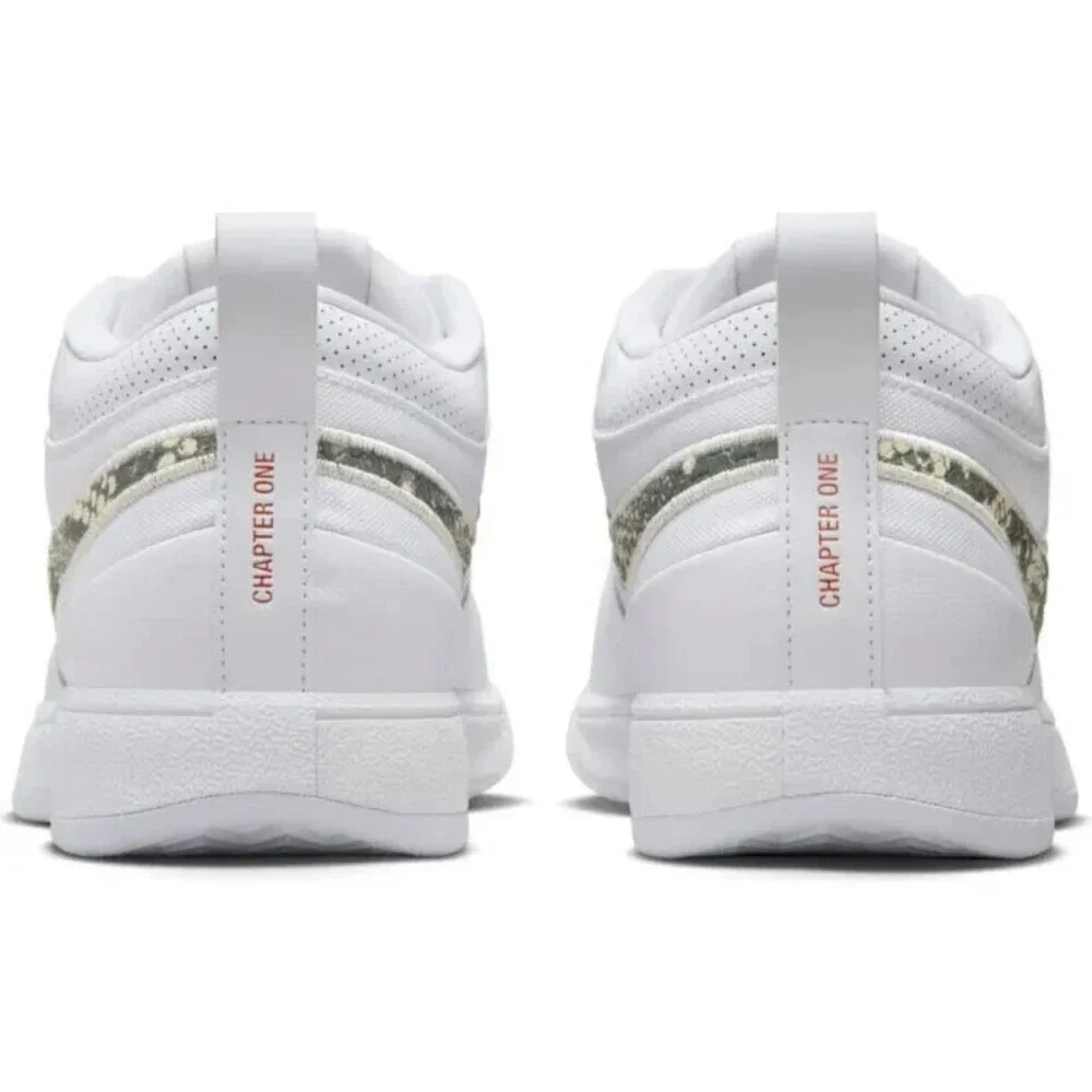Nike Book 1 FJ4249-101 Sneakers Men's White Lace-Up Lifestyle Shoes TF5623